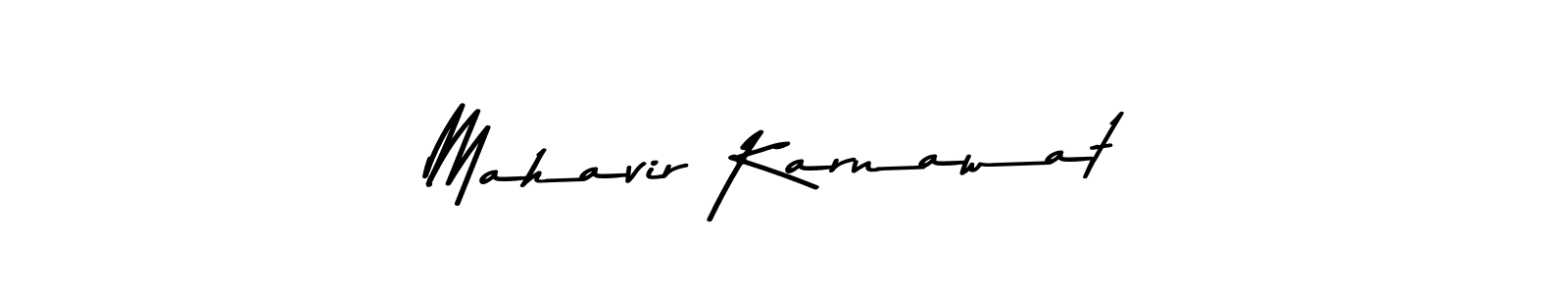 How to make Mahavir Karnawat signature? Asem Kandis PERSONAL USE is a professional autograph style. Create handwritten signature for Mahavir Karnawat name. Mahavir Karnawat signature style 9 images and pictures png