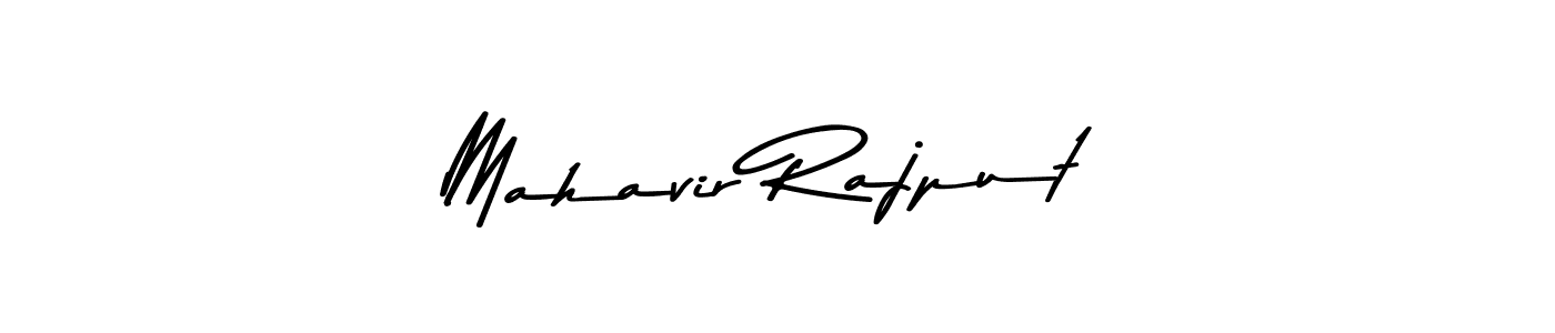 How to make Mahavir Rajput name signature. Use Asem Kandis PERSONAL USE style for creating short signs online. This is the latest handwritten sign. Mahavir Rajput signature style 9 images and pictures png