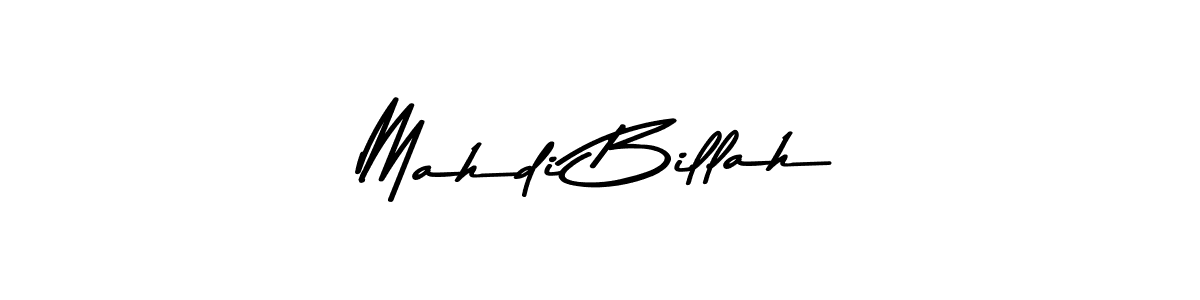 Make a beautiful signature design for name Mahdi Billah. With this signature (Asem Kandis PERSONAL USE) style, you can create a handwritten signature for free. Mahdi Billah signature style 9 images and pictures png
