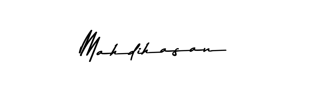 Design your own signature with our free online signature maker. With this signature software, you can create a handwritten (Asem Kandis PERSONAL USE) signature for name Mahdihasan. Mahdihasan signature style 9 images and pictures png