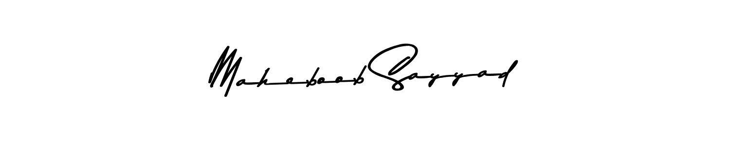 Also You can easily find your signature by using the search form. We will create Maheboob Sayyad name handwritten signature images for you free of cost using Asem Kandis PERSONAL USE sign style. Maheboob Sayyad signature style 9 images and pictures png