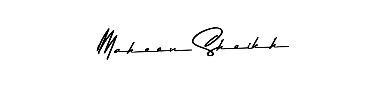 How to make Maheen Sheikh signature? Asem Kandis PERSONAL USE is a professional autograph style. Create handwritten signature for Maheen Sheikh name. Maheen Sheikh signature style 9 images and pictures png