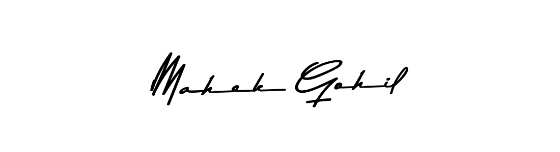 How to Draw Mahek Gohil signature style? Asem Kandis PERSONAL USE is a latest design signature styles for name Mahek Gohil. Mahek Gohil signature style 9 images and pictures png