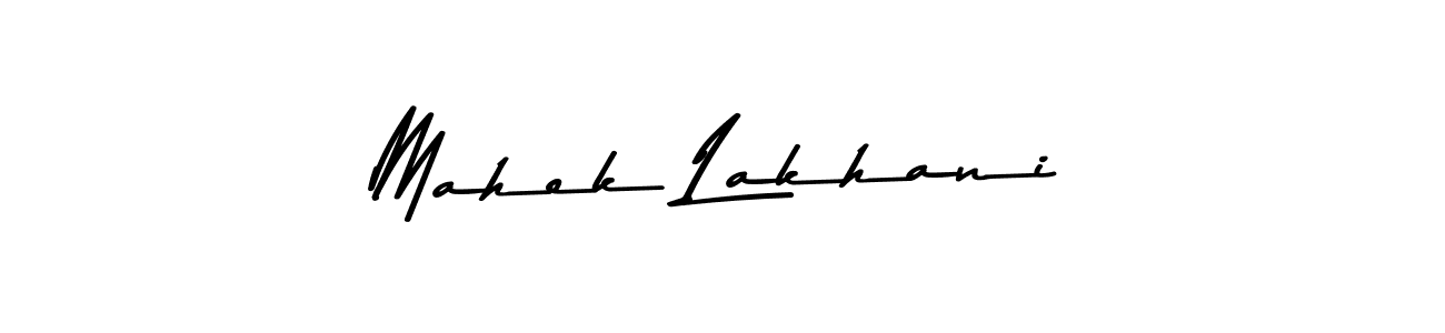This is the best signature style for the Mahek Lakhani name. Also you like these signature font (Asem Kandis PERSONAL USE). Mix name signature. Mahek Lakhani signature style 9 images and pictures png