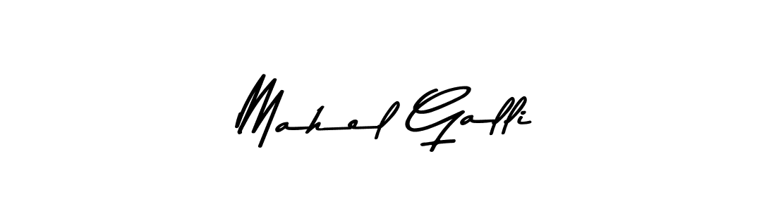Mahel Galli stylish signature style. Best Handwritten Sign (Asem Kandis PERSONAL USE) for my name. Handwritten Signature Collection Ideas for my name Mahel Galli. Mahel Galli signature style 9 images and pictures png
