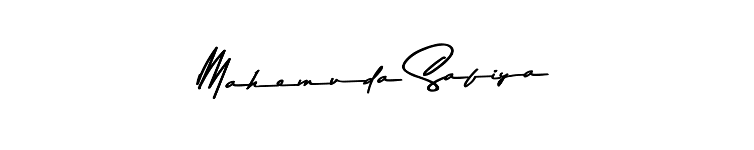 Design your own signature with our free online signature maker. With this signature software, you can create a handwritten (Asem Kandis PERSONAL USE) signature for name Mahemuda Safiya. Mahemuda Safiya signature style 9 images and pictures png