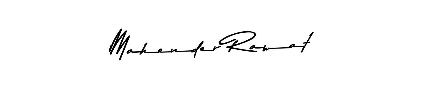 Design your own signature with our free online signature maker. With this signature software, you can create a handwritten (Asem Kandis PERSONAL USE) signature for name Mahender Rawat. Mahender Rawat signature style 9 images and pictures png