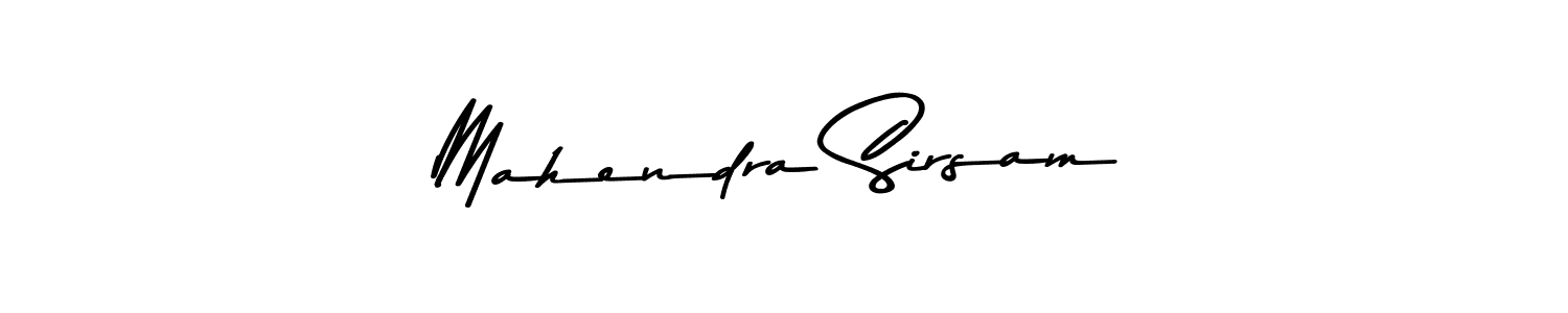 Also You can easily find your signature by using the search form. We will create Mahendra Sirsam name handwritten signature images for you free of cost using Asem Kandis PERSONAL USE sign style. Mahendra Sirsam signature style 9 images and pictures png