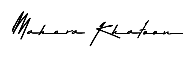 Master the art of signing with Mahera Khatoon written in fluent Asem Kandis PERSONAL USE script. A great template to practice and refine your handwriting. Mahera Khatoon signature style 9 images and pictures png