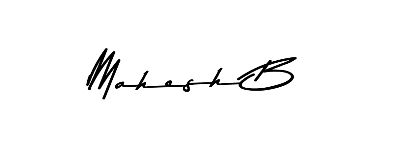 Use a signature maker to create a handwritten signature online. With this signature software, you can design (Asem Kandis PERSONAL USE) your own signature for name Mahesh B. Mahesh B signature style 9 images and pictures png