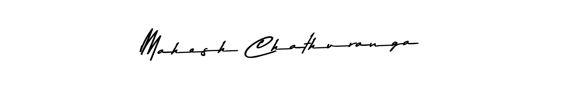 Design your own signature with our free online signature maker. With this signature software, you can create a handwritten (Asem Kandis PERSONAL USE) signature for name Mahesh Chathuranga. Mahesh Chathuranga signature style 9 images and pictures png