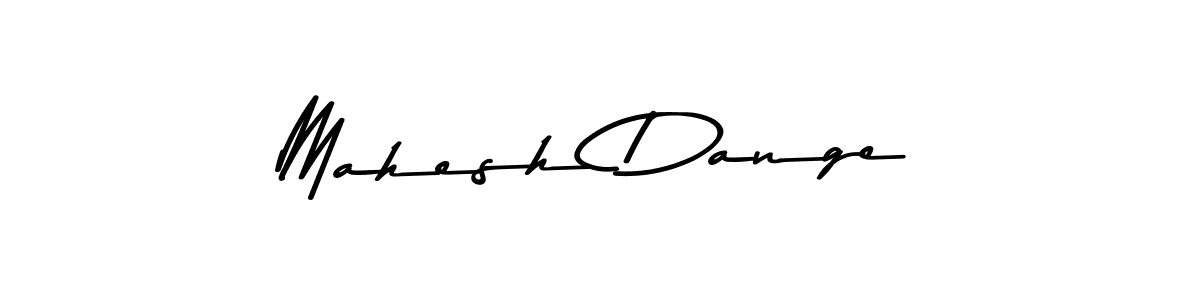 How to make Mahesh Dange name signature. Use Asem Kandis PERSONAL USE style for creating short signs online. This is the latest handwritten sign. Mahesh Dange signature style 9 images and pictures png