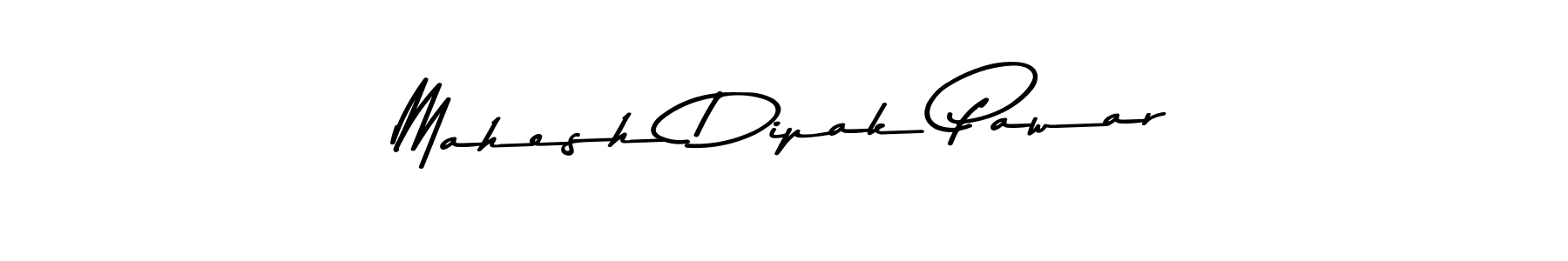 Create a beautiful signature design for name Mahesh Dipak Pawar. With this signature (Asem Kandis PERSONAL USE) fonts, you can make a handwritten signature for free. Mahesh Dipak Pawar signature style 9 images and pictures png