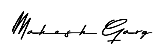 Generate high-definition signature styles for Mahesh Garg. The Asem Kandis PERSONAL USE typeface ensures crisp legibility and sophisticated design. Mahesh Garg signature style 9 images and pictures png