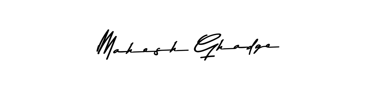 How to make Mahesh Ghadge signature? Asem Kandis PERSONAL USE is a professional autograph style. Create handwritten signature for Mahesh Ghadge name. Mahesh Ghadge signature style 9 images and pictures png