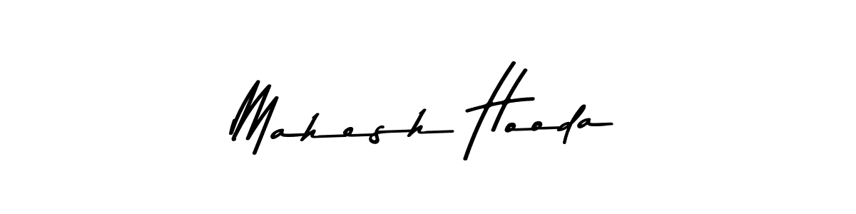 Mahesh Hooda stylish signature style. Best Handwritten Sign (Asem Kandis PERSONAL USE) for my name. Handwritten Signature Collection Ideas for my name Mahesh Hooda. Mahesh Hooda signature style 9 images and pictures png