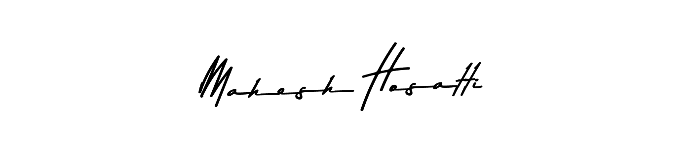 Also You can easily find your signature by using the search form. We will create Mahesh Hosatti name handwritten signature images for you free of cost using Asem Kandis PERSONAL USE sign style. Mahesh Hosatti signature style 9 images and pictures png