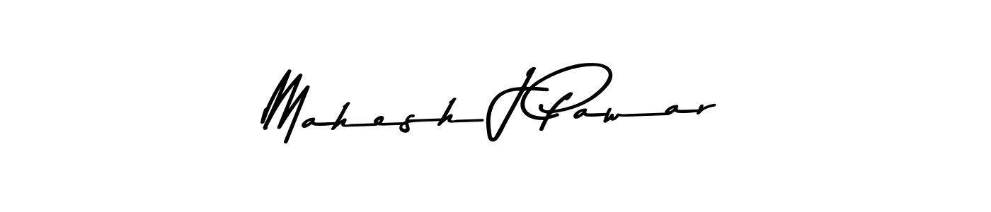 Mahesh J Pawar stylish signature style. Best Handwritten Sign (Asem Kandis PERSONAL USE) for my name. Handwritten Signature Collection Ideas for my name Mahesh J Pawar. Mahesh J Pawar signature style 9 images and pictures png