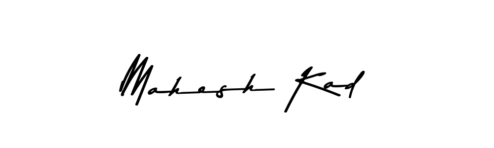 Also You can easily find your signature by using the search form. We will create Mahesh Kad name handwritten signature images for you free of cost using Asem Kandis PERSONAL USE sign style. Mahesh Kad signature style 9 images and pictures png