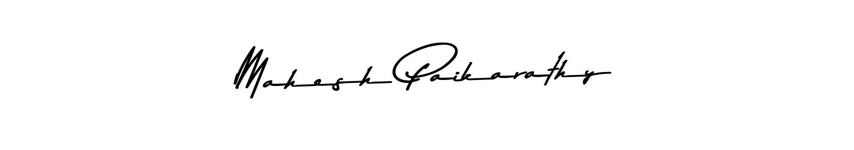 How to make Mahesh Paikarathy name signature. Use Asem Kandis PERSONAL USE style for creating short signs online. This is the latest handwritten sign. Mahesh Paikarathy signature style 9 images and pictures png