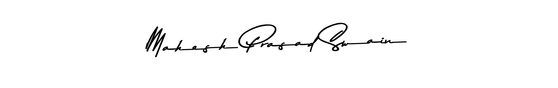 Create a beautiful signature design for name Mahesh Prasad Swain. With this signature (Asem Kandis PERSONAL USE) fonts, you can make a handwritten signature for free. Mahesh Prasad Swain signature style 9 images and pictures png