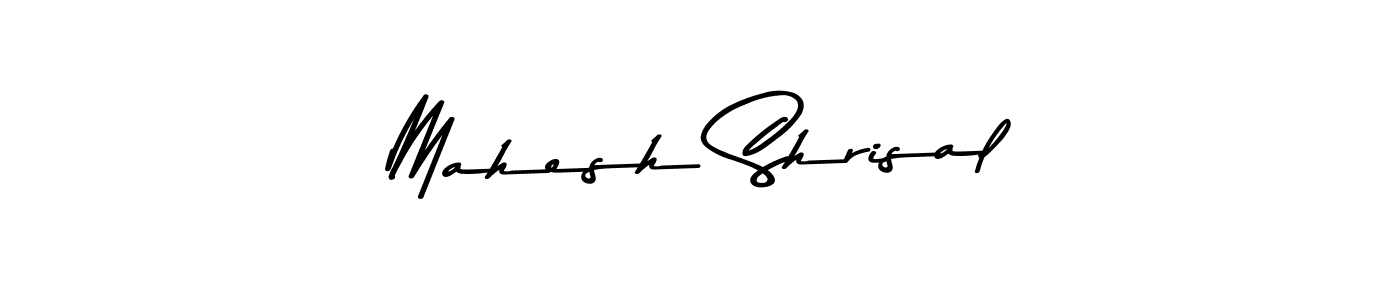 Make a beautiful signature design for name Mahesh Shrisal. Use this online signature maker to create a handwritten signature for free. Mahesh Shrisal signature style 9 images and pictures png