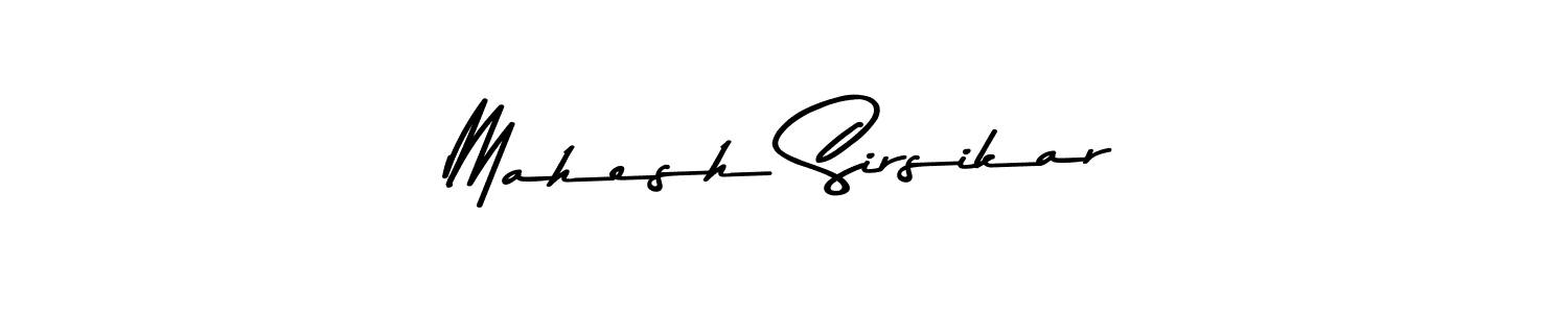 Mahesh Sirsikar stylish signature style. Best Handwritten Sign (Asem Kandis PERSONAL USE) for my name. Handwritten Signature Collection Ideas for my name Mahesh Sirsikar. Mahesh Sirsikar signature style 9 images and pictures png