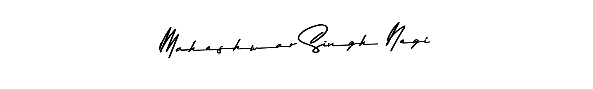 Similarly Asem Kandis PERSONAL USE is the best handwritten signature design. Signature creator online .You can use it as an online autograph creator for name Maheshwar Singh Negi. Maheshwar Singh Negi signature style 9 images and pictures png