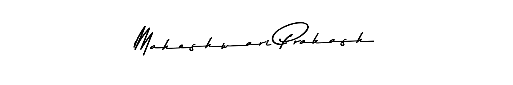 Design your own signature with our free online signature maker. With this signature software, you can create a handwritten (Asem Kandis PERSONAL USE) signature for name Maheshwari Prakash. Maheshwari Prakash signature style 9 images and pictures png