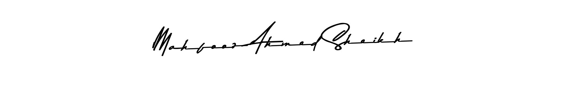 Mahfooz Ahmed Sheikh stylish signature style. Best Handwritten Sign (Asem Kandis PERSONAL USE) for my name. Handwritten Signature Collection Ideas for my name Mahfooz Ahmed Sheikh. Mahfooz Ahmed Sheikh signature style 9 images and pictures png