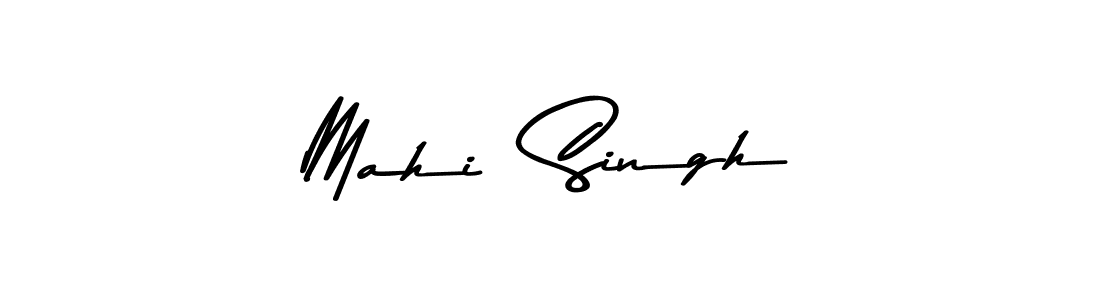 Make a beautiful signature design for name Mahi  Singh. With this signature (Asem Kandis PERSONAL USE) style, you can create a handwritten signature for free. Mahi  Singh signature style 9 images and pictures png