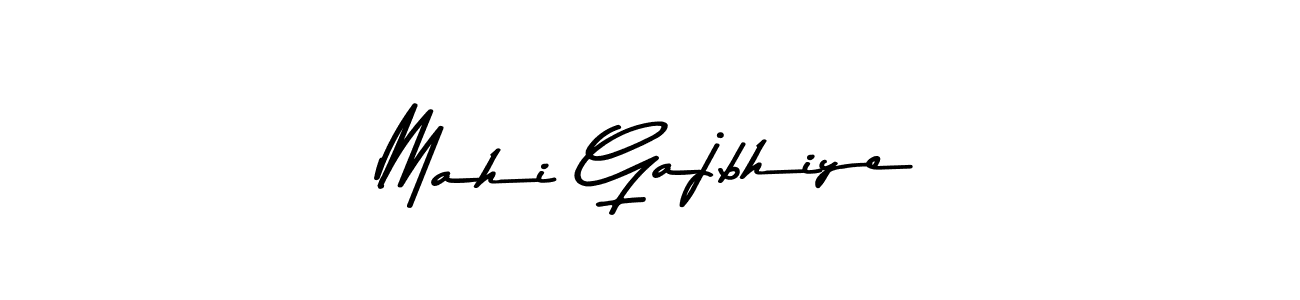 Make a beautiful signature design for name Mahi Gajbhiye. With this signature (Asem Kandis PERSONAL USE) style, you can create a handwritten signature for free. Mahi Gajbhiye signature style 9 images and pictures png
