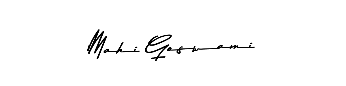 if you are searching for the best signature style for your name Mahi Goswami. so please give up your signature search. here we have designed multiple signature styles  using Asem Kandis PERSONAL USE. Mahi Goswami signature style 9 images and pictures png