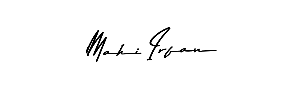 Also You can easily find your signature by using the search form. We will create Mahi Irfan name handwritten signature images for you free of cost using Asem Kandis PERSONAL USE sign style. Mahi Irfan signature style 9 images and pictures png