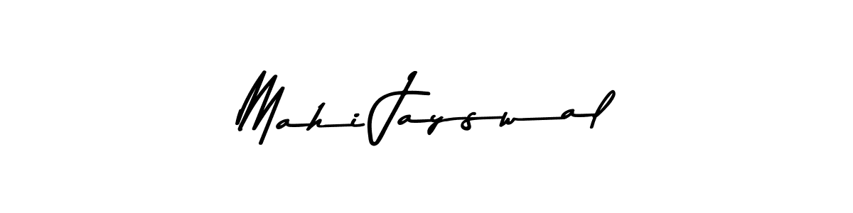 Make a beautiful signature design for name Mahi Jayswal. With this signature (Asem Kandis PERSONAL USE) style, you can create a handwritten signature for free. Mahi Jayswal signature style 9 images and pictures png