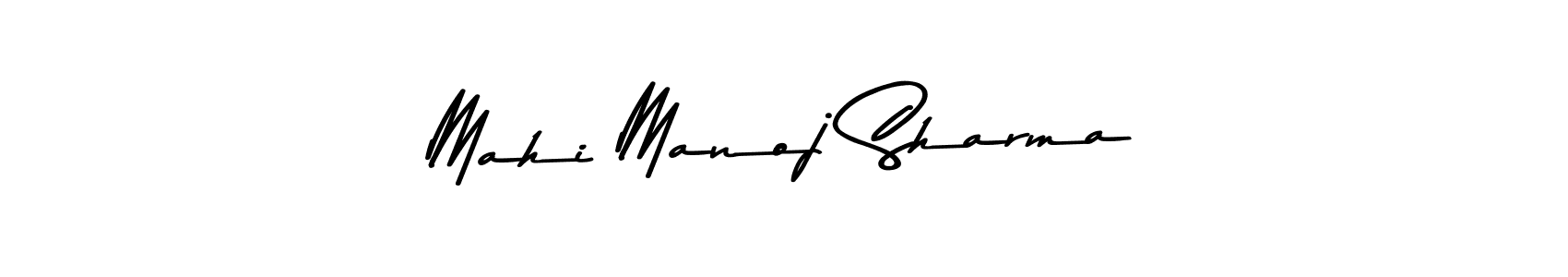 Make a beautiful signature design for name Mahi Manoj Sharma. With this signature (Asem Kandis PERSONAL USE) style, you can create a handwritten signature for free. Mahi Manoj Sharma signature style 9 images and pictures png