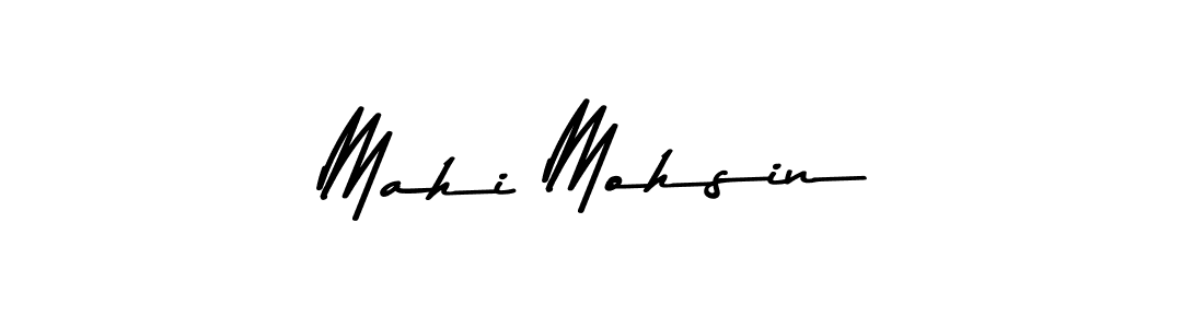 Use a signature maker to create a handwritten signature online. With this signature software, you can design (Asem Kandis PERSONAL USE) your own signature for name Mahi Mohsin. Mahi Mohsin signature style 9 images and pictures png