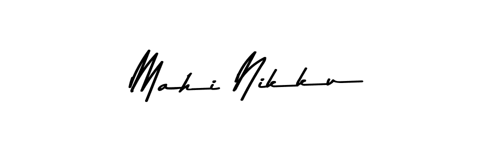 Also we have Mahi Nikku name is the best signature style. Create professional handwritten signature collection using Asem Kandis PERSONAL USE autograph style. Mahi Nikku signature style 9 images and pictures png