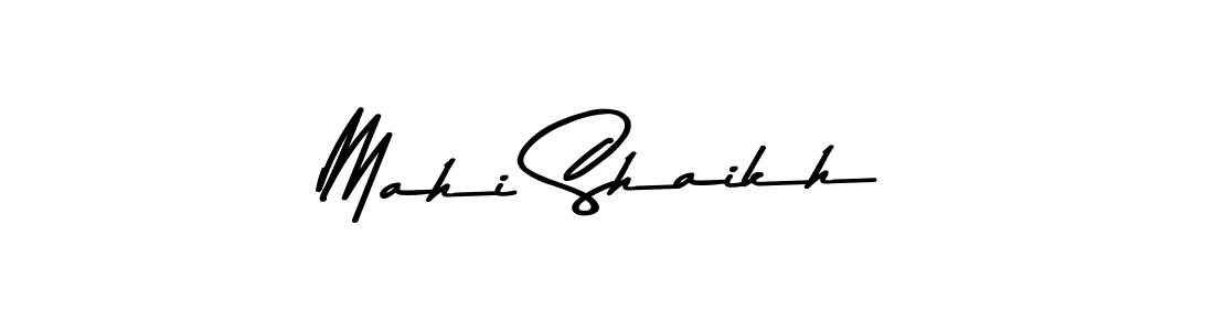 The best way (Asem Kandis PERSONAL USE) to make a short signature is to pick only two or three words in your name. The name Mahi Shaikh include a total of six letters. For converting this name. Mahi Shaikh signature style 9 images and pictures png