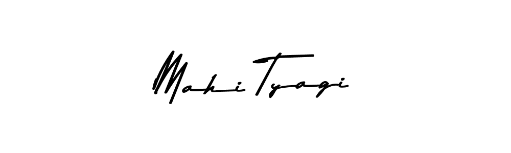 Design your own signature with our free online signature maker. With this signature software, you can create a handwritten (Asem Kandis PERSONAL USE) signature for name Mahi Tyagi. Mahi Tyagi signature style 9 images and pictures png