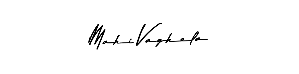 Create a beautiful signature design for name Mahi Vaghela. With this signature (Asem Kandis PERSONAL USE) fonts, you can make a handwritten signature for free. Mahi Vaghela signature style 9 images and pictures png