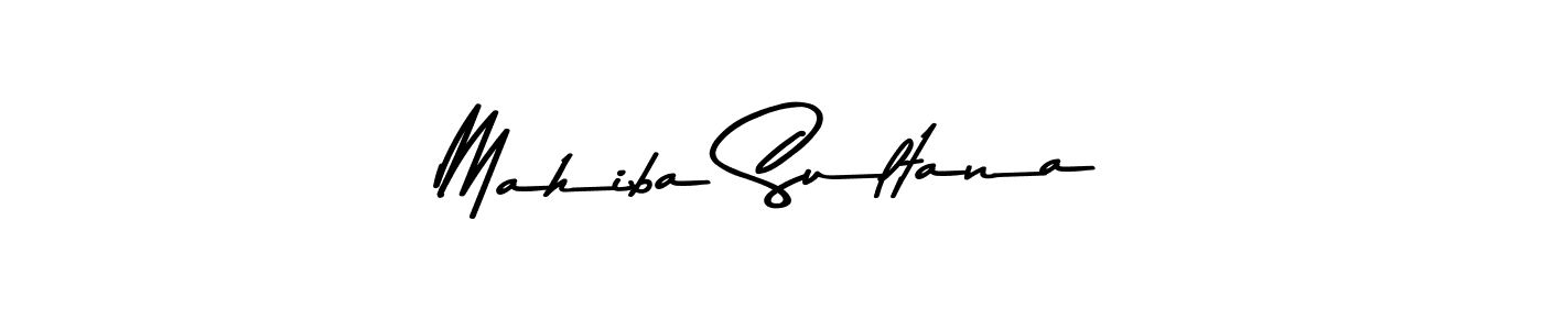 Design your own signature with our free online signature maker. With this signature software, you can create a handwritten (Asem Kandis PERSONAL USE) signature for name Mahiba Sultana. Mahiba Sultana signature style 9 images and pictures png