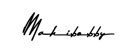 Get an exclusive digital autograph for Mahibobby. The Asem Kandis PERSONAL USE typeface captures the charm of real penmanship on paper. Mahibobby signature style 9 images and pictures png