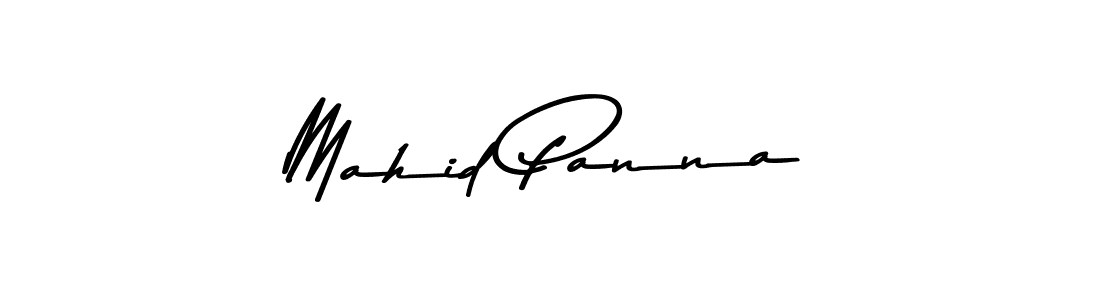 Use a signature maker to create a handwritten signature online. With this signature software, you can design (Asem Kandis PERSONAL USE) your own signature for name Mahid Panna. Mahid Panna signature style 9 images and pictures png