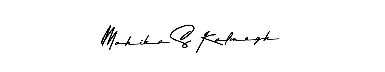 Check out images of Autograph of Mahika S Kalmegh name. Actor Mahika S Kalmegh Signature Style. Asem Kandis PERSONAL USE is a professional sign style online. Mahika S Kalmegh signature style 9 images and pictures png