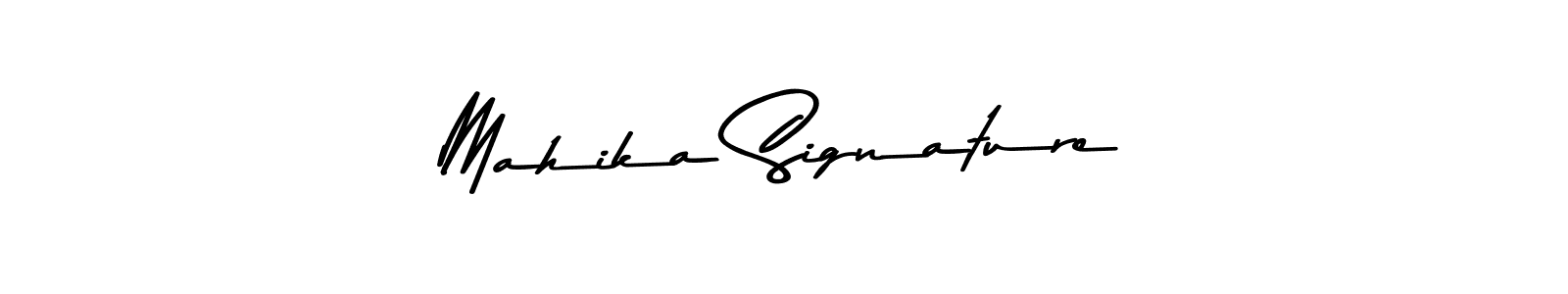 This is the best signature style for the Mahika Signature name. Also you like these signature font (Asem Kandis PERSONAL USE). Mix name signature. Mahika Signature signature style 9 images and pictures png