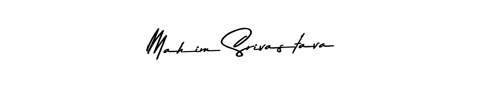 Design your own signature with our free online signature maker. With this signature software, you can create a handwritten (Asem Kandis PERSONAL USE) signature for name Mahim Srivastava. Mahim Srivastava signature style 9 images and pictures png