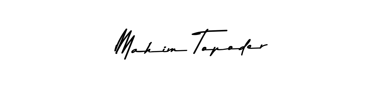 Mahim Topoder stylish signature style. Best Handwritten Sign (Asem Kandis PERSONAL USE) for my name. Handwritten Signature Collection Ideas for my name Mahim Topoder. Mahim Topoder signature style 9 images and pictures png