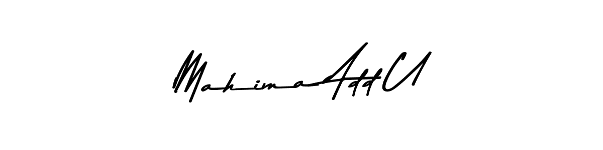 Also we have Mahima Add U name is the best signature style. Create professional handwritten signature collection using Asem Kandis PERSONAL USE autograph style. Mahima Add U signature style 9 images and pictures png