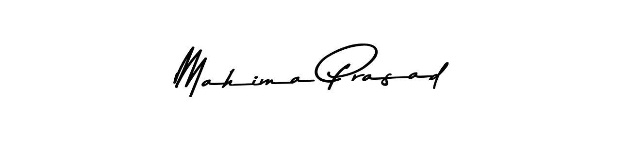 Create a beautiful signature design for name Mahima Prasad. With this signature (Asem Kandis PERSONAL USE) fonts, you can make a handwritten signature for free. Mahima Prasad signature style 9 images and pictures png